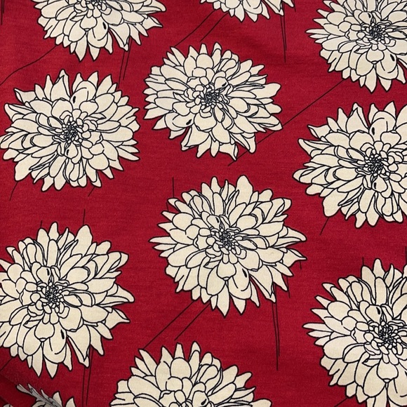 LuLaRoe New XXS Red Floral Carly Dress NWT - Picture 2 of 9
